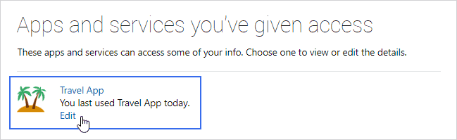 Apps You Have Given Access To Your Microsoft Account