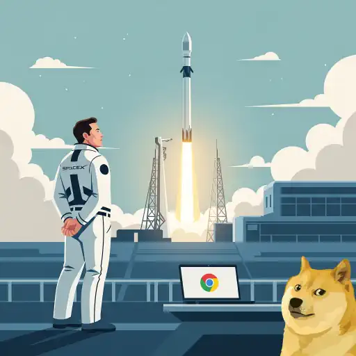 Astronauts updating Chrome Astronauts updating Chrome