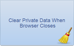 Clear Private Data when Chrome Closes