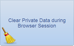Clear Private Data during Chrome Session